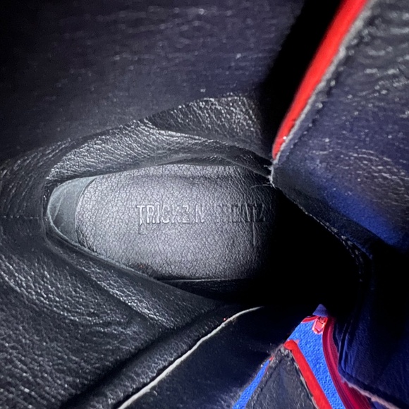 ❤️NWOT |•TRICKZ N TREATZ DOLLS KILL•| Glittery Red Platform Boots Size 8 - Picture 9 of 14